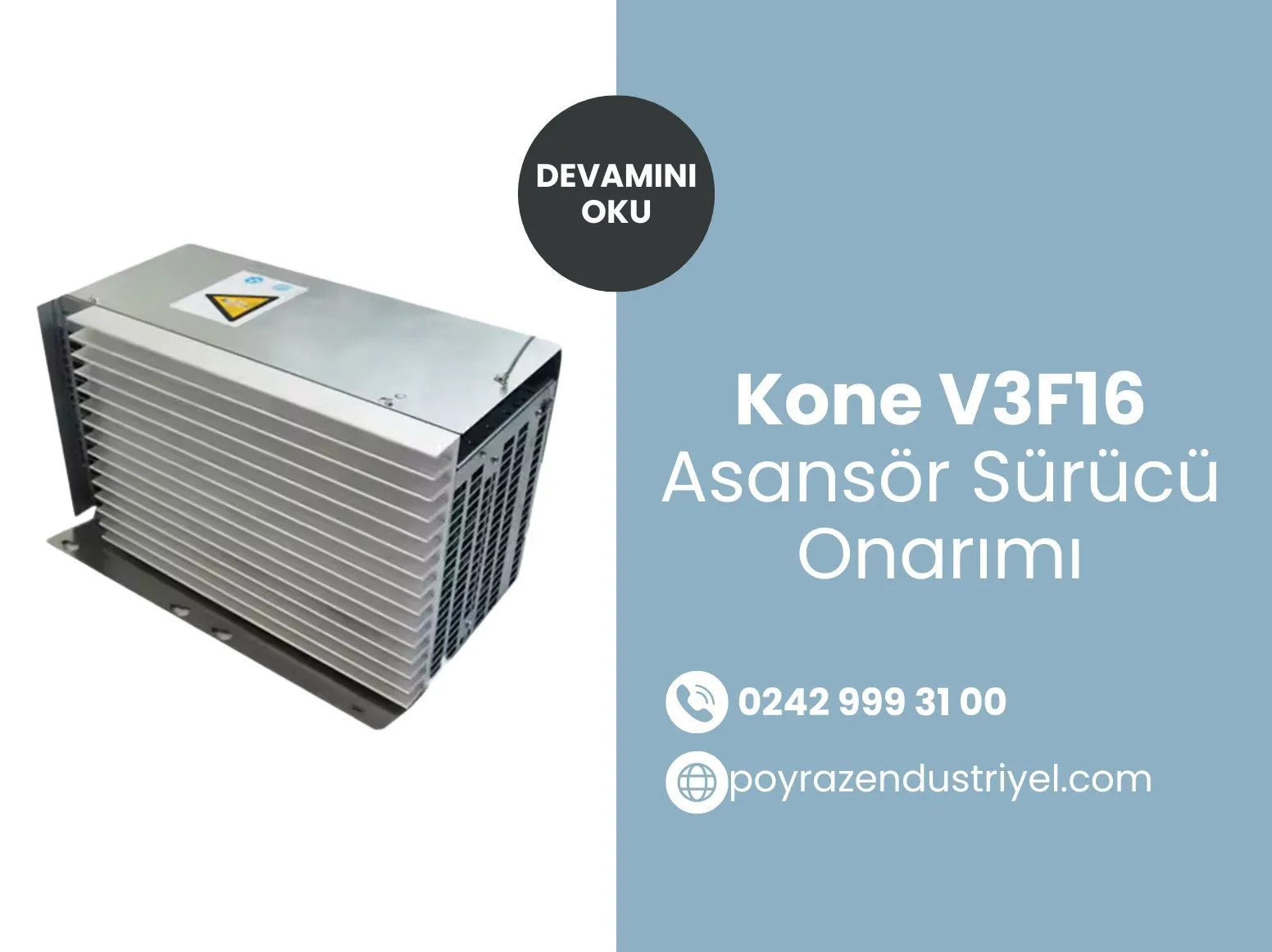 Kone V3f16 Asansör Sürücü Onarımı